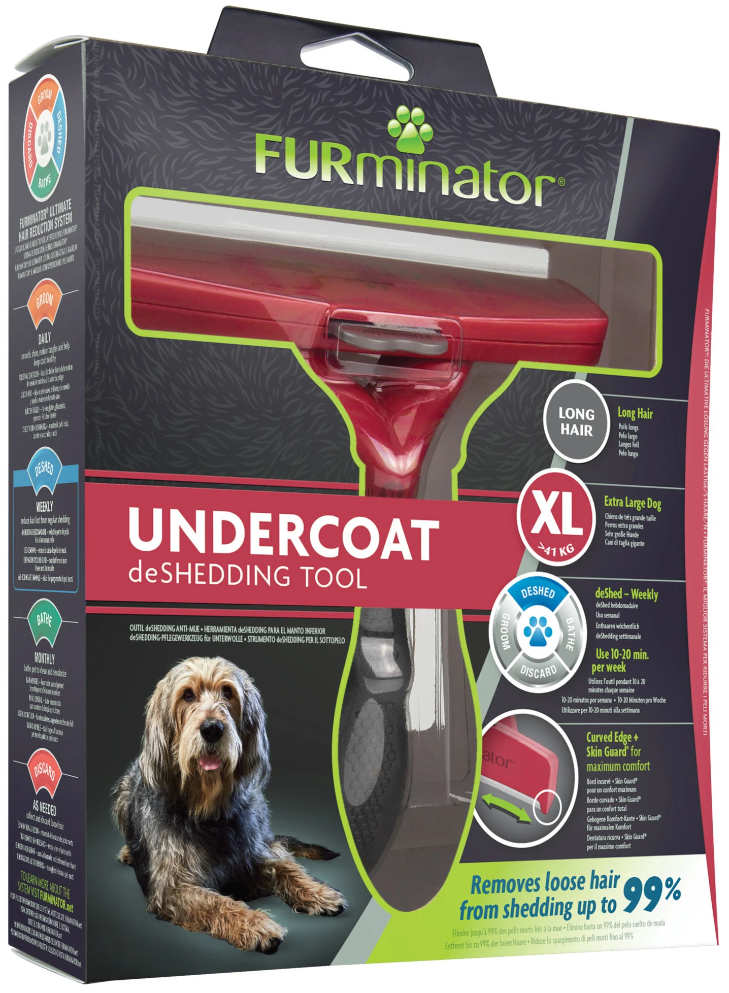 FURMINATOR Cepillo Para Perros Extra Grandes De Pelo Largo 9 FURMINATOR Cepillo Para Perros Extra Grandes De Pelo Largo - Imagen 7