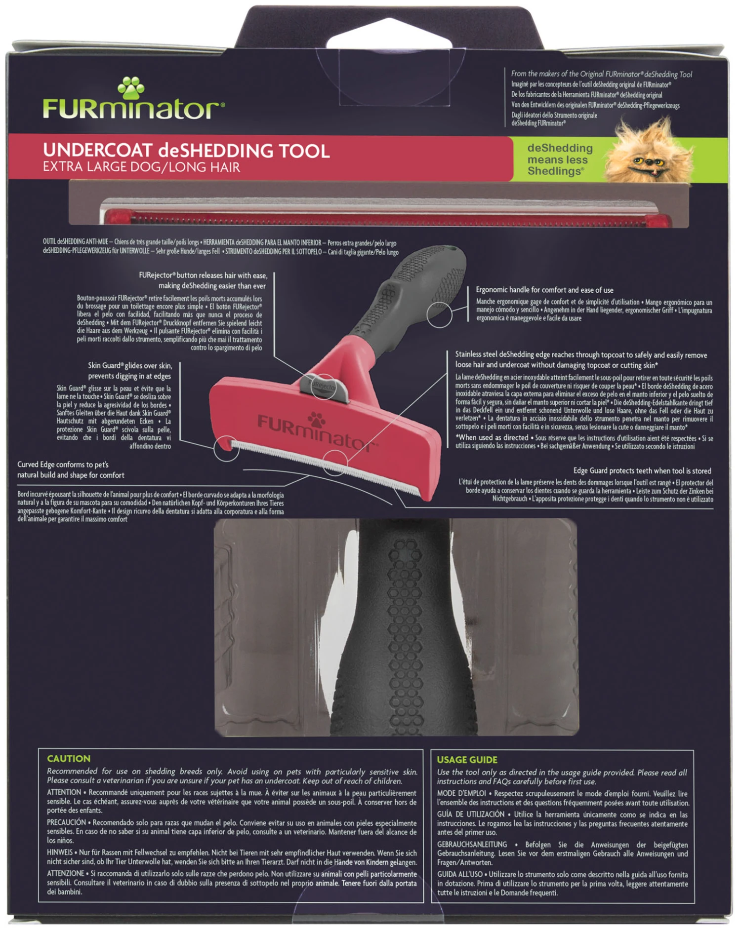 FURMINATOR Cepillo Para Perros Extra Grandes De Pelo Largo 11 FURMINATOR Cepillo Para Perros Extra Grandes De Pelo Largo - Imagen 9