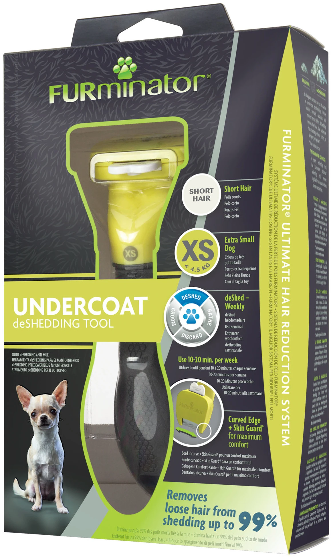 FURMINATOR Cepillo Para Perros Extra Pequeños De Pelo Corto 11 FURMINATOR Cepillo Para Perros Extra Pequeños De Pelo Corto - Imagen 9