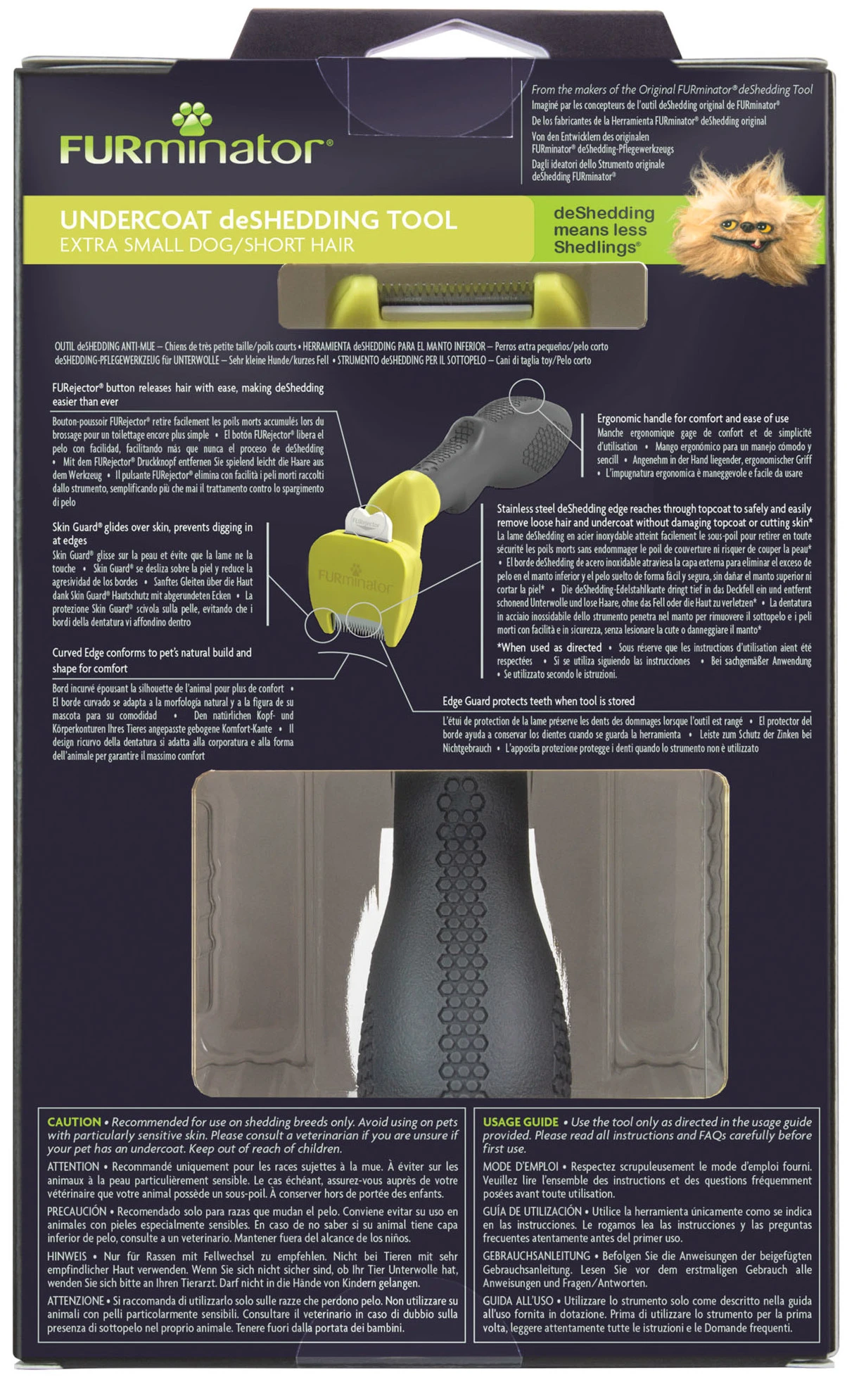 FURMINATOR Cepillo Para Perros Extra Pequeños De Pelo Corto 12 FURMINATOR Cepillo Para Perros Extra Pequeños De Pelo Corto - Imagen 10