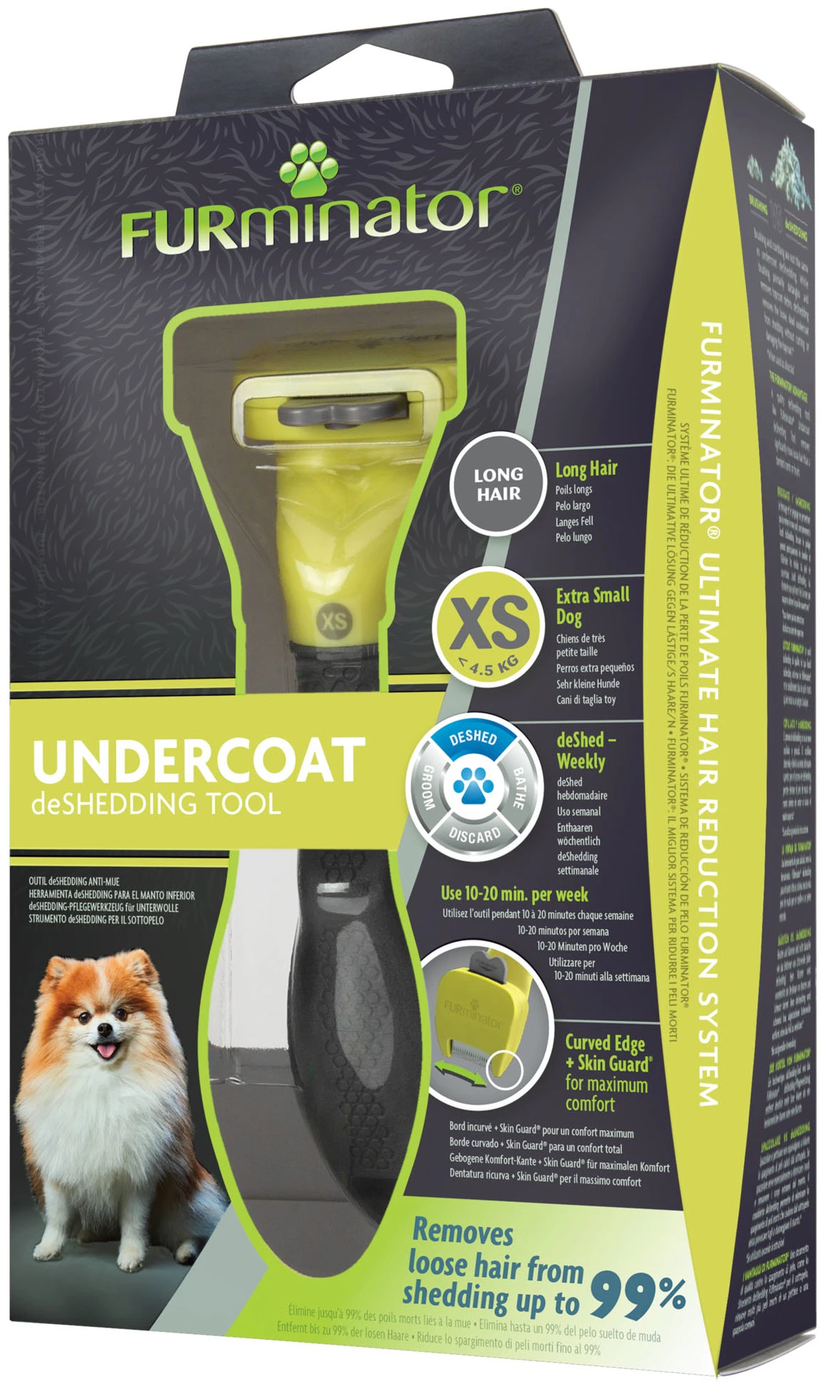 FURMINATOR Cepillo Para Perros Extra Pequeños De Pelo Largo 10 FURMINATOR Cepillo Para Perros Extra Pequeños De Pelo Largo - Imagen 8