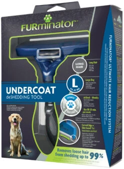 FURMINATOR Cepillo Para Perros Grandes De Pelo Largo -Productos Para Perros cepillo para perros grandes de pelo largo 7