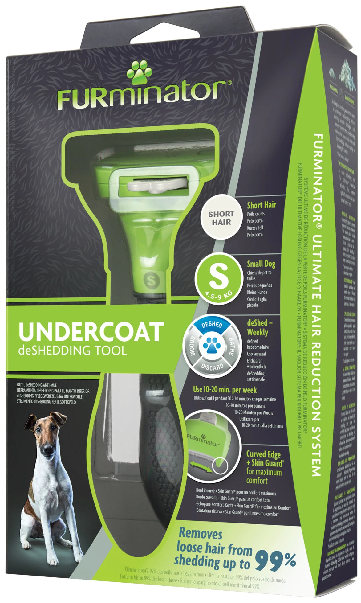 FURMINATOR Cepillo Para Perros Pequeños De Pelo Corto 8 FURMINATOR Cepillo Para Perros Pequeños De Pelo Corto - Imagen 6