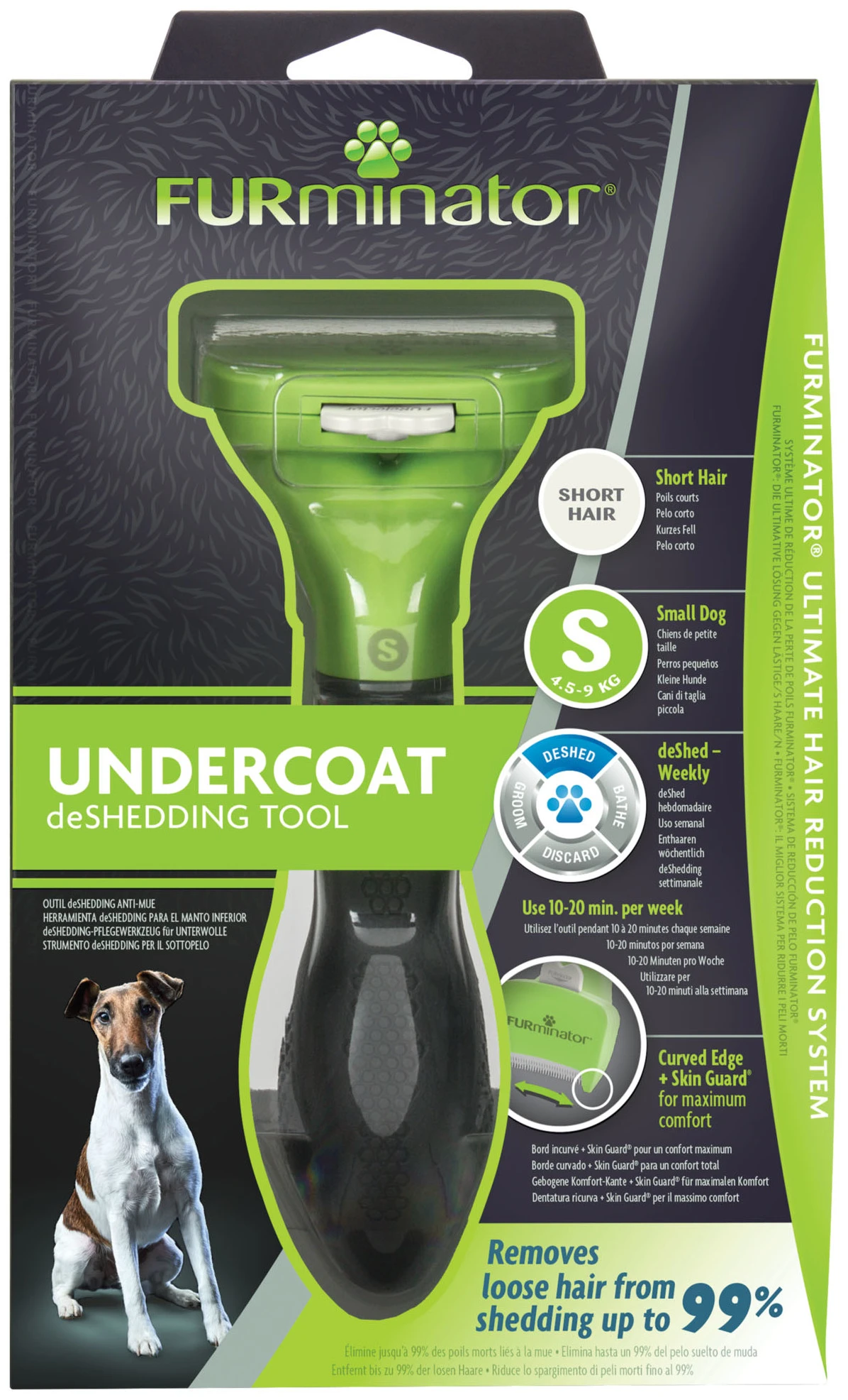 FURMINATOR Cepillo Para Perros Pequeños De Pelo Corto 9 FURMINATOR Cepillo Para Perros Pequeños De Pelo Corto - Imagen 7