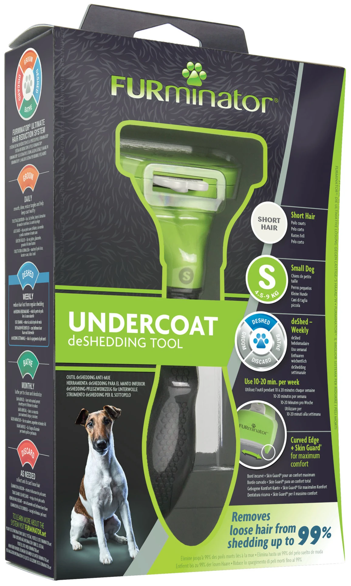 FURMINATOR Cepillo Para Perros Pequeños De Pelo Corto 10 FURMINATOR Cepillo Para Perros Pequeños De Pelo Corto - Imagen 8