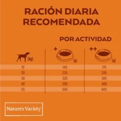 Nature's Variety Original No Grain Medium Adult Salmón Sin Espinas 16 Nature's Variety Original No Grain Medium Adult Salmón Sin Espinas -Productos Para Perros daily dosis dog orig medium max 2 esp 2