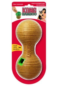 KONG Juguete Dispensador De Golosinas Bambú -Productos Para Perros dispensador de golosinas bambu 2
