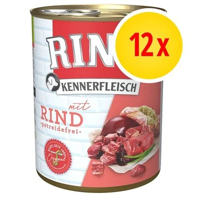 Pack Ahorro: Rinti Kennerfleisch 12 X 800 G 3 Pack Ahorro: Rinti Kennerfleisch 12 X 800 G