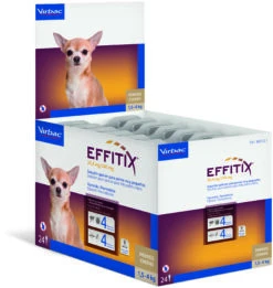 Virbac Pipetas Effitix Solución Spot On Para Perros Para Perros De 1,5 A 4 Kg (26,8mg/240mg) -Productos Para Perros effitix spot on antiparasitario mosquitos para perros de 1 5 a 4 kg 2
