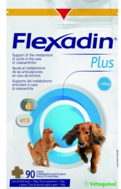 Vetoquinol Flexadin Plus Para Perros Pequeños Y Gatos