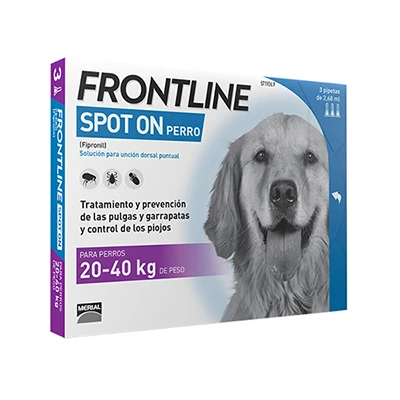 Frontline Spot On Para Perros (20 - 40 Kg) 3 Frontline Spot On Para Perros (20 - 40 Kg)