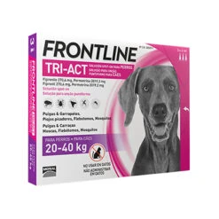 Frontline Pipetas Tri-Act Solución Spot-On Para Perros De 20-40 Kg -Productos Para Perros frontline tri act 20 40 kg