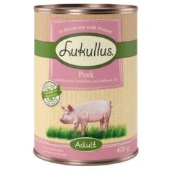 Lukullus Adult Sin Cereales 6 X 400 G -Productos Para Perros lk 400g landguth adult pork 1000x1000 2