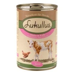 Pack Ahorro Lukullus Junior 24 X 400 G -Productos Para Perros lukullus junior huhn kalb 400 g 2