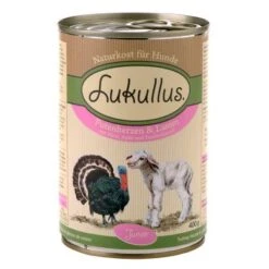 Pack Ahorro Lukullus Junior 24 X 400 G -Productos Para Perros lukullus junior putenherzen lamm 400 g 8