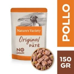 Nature's Variety Original Paté No Grain Mini 8 X 150 G -Productos Para Perros nv ecom lanza toolkit hero image f2 dog 1500x1500 pate pollo 150gr 5