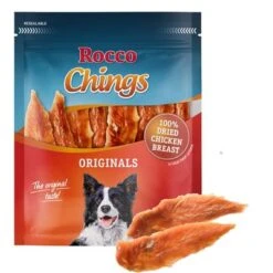 Megapack Rocco Chings Originals Láminas De Carne Para Perros 15 X 250 G -Productos Para Perros originals chicken breast 4