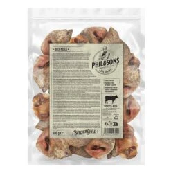 Phil & Sons Morro De Vacuno -Productos Para Perros phil sons beef noses 500g 1000x1000 5