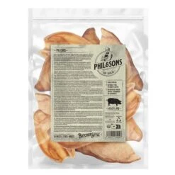 Phil & Sons Orejas De Cerdo -Productos Para Perros phil sons pig ears 10 pieces 1000x1000 3