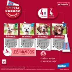 Advantix Pipetas Spot On Para Perro De Más De 25 Kg -Productos Para Perros pipetas advantix para perros 63ea70058fc09