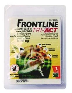 Frontline Pipetas Tri-Act Solución Spot-On Para Perros De 5-10 Kg 15 Frontline Pipetas Tri-Act Solución Spot-On Para Perros De 5-10 Kg -Productos Para Perros pipetas tri act raza pequena 5 10 kg 1