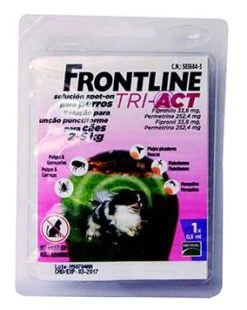 Frontline Pipetas Tri-Act Solució Spot-On Para Perros De 2-5 Kg 15 Frontline Pipetas Tri-Act Solució Spot-On Para Perros De 2-5 Kg -Productos Para Perros pipetas tri act raza toy 2 5 kg 1