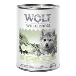 Wolf Of Wilderness Expedition Junior 6 X 400 G -Productos Para Perros poultry jr steep 400g 6