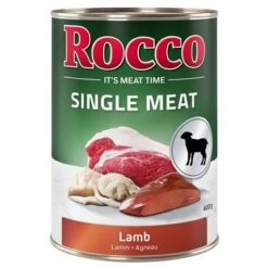 Pack Ahorro Rocco Single Meat 24 X 400 G Comida Húmeda Para Perros -Productos Para Perros rocco nf singlemeat 400g lamb 1000x1000 2
