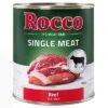 Rocco Single Meat 6 X 800 G Comida Húmeda Para Perros -Productos Para Perros rocco nf singlemeat 800g beef 1000x1000 6 1