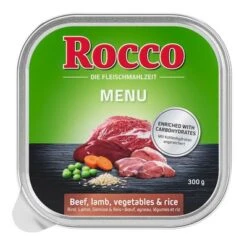 Rocco Menú En Tarrinas 9 X 300 G -Productos Para Perros rocco schalen menue lamm 1000x1000 5
