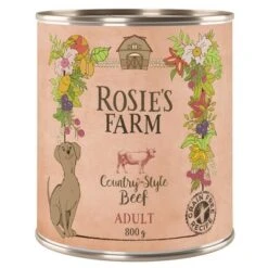 Rosie's Farm Adult 6 X 800 G 20 Rosie's Farm Adult 6 X 800 G -Productos Para Perros rosie sfarm adult beef 800g 1000x1000 9