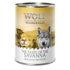Megapack Wolf Of Wilderness The Taste Of 24 X 400 G -Productos Para Perros savanna 400g 1000x1000 6