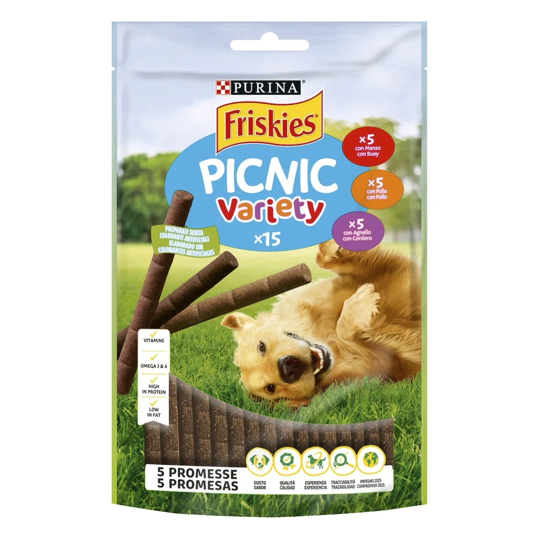 FRISKIES Pack 8 Picnic Sticks Maxi Variety 3 FRISKIES Pack 8 Picnic Sticks Maxi Variety
