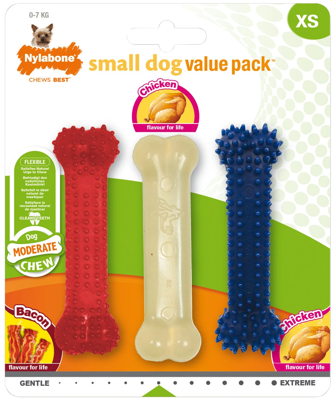 Nylabone Pack S De Huesos 3 Nylabone Pack S De Huesos