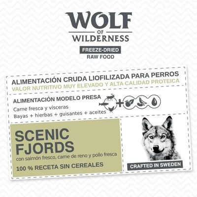 Wolf Of Wilderness Scenic Fjords Con Reno, Salmón Y Pollo 6 Wolf Of Wilderness Scenic Fjords Con Reno, Salmón Y Pollo - Imagen 4