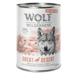 Wolf Of Wilderness Free Range 6 X 400 G 25 Wolf Of Wilderness Free Range 6 X 400 G -Productos Para Perros wow freerange greatdesert 400g 1000x1000 6