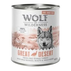 Wolf Of Wilderness Free Range 6 X 800 G -Productos Para Perros wow freerange greatdesert 800g 1000x1000 6