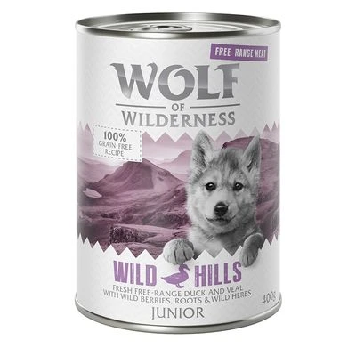 Wolf Of Wilderness Free Range Junior 6 X 400 G 7 Wolf Of Wilderness Free Range Junior 6 X 400 G - Imagen 5
