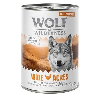 Wolf Of Wilderness Free Range 6 X 400 G 3 Wolf Of Wilderness Free Range 6 X 400 G