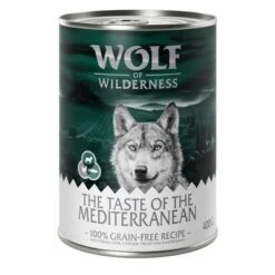 Megapack Wolf Of Wilderness The Taste Of 24 X 400 G -Productos Para Perros wow tasteof mediterranean 400g 1000x1000 1