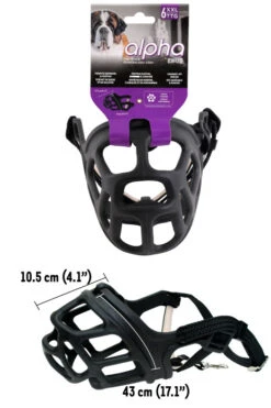 Zeus Bozal Alpha 17 Zeus Bozal Alpha -Productos Para Perros zeus alpha xxlarge size6 muzzle 62f6816ae3e61